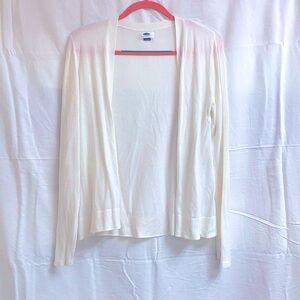 White long-sleeve sweater